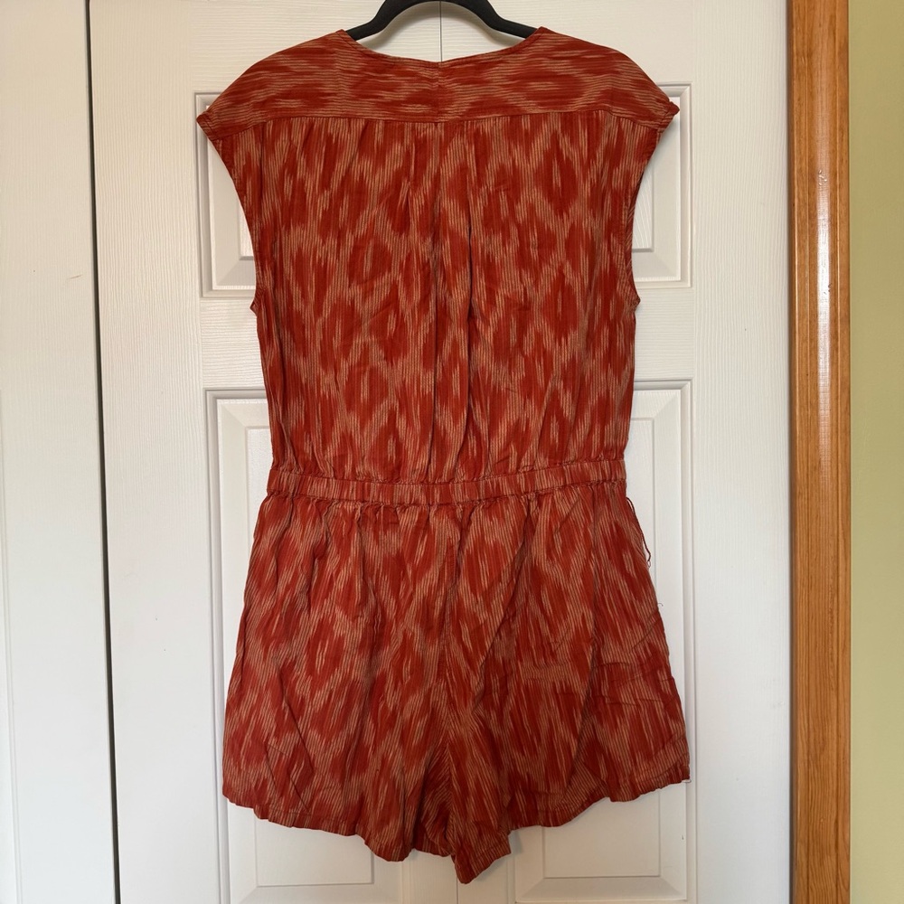 Toad&Co Terracotta Patterned Romper - Picture 2 of 7